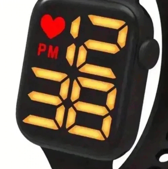 LED Square Electronic Watch, Multifunctional Waterproof Long Battery life..NWT.. - Picture 1 of 3